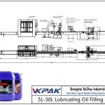 Automatic 5L-30L Lubricating Oil Filling Line 5L-30L автоматты түрдегі май құю желісі